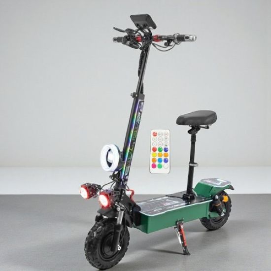 صورة سكوتر T07 اثنين دنمو 6000 واط – تصميم قوي مع إضاءة قابلة للتخصيص